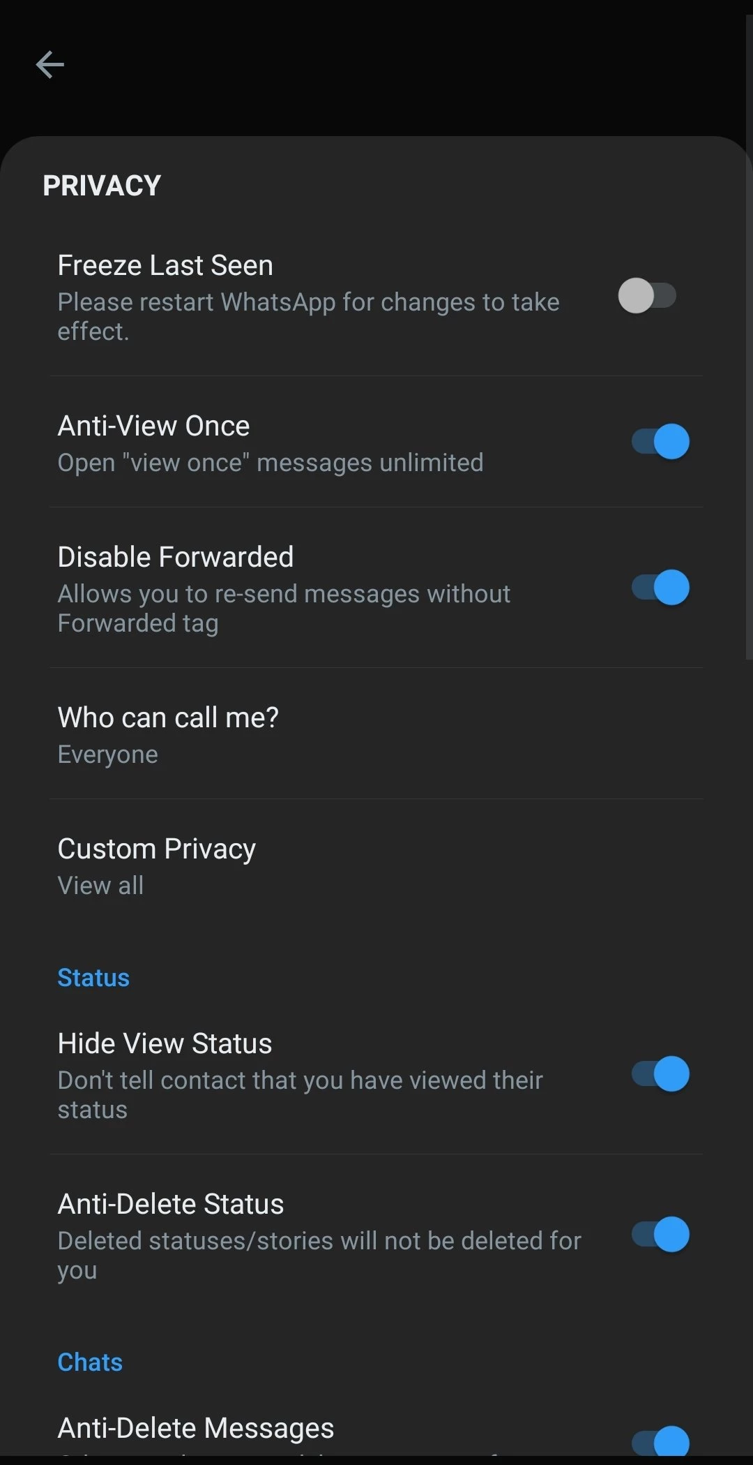 Fouad iOS WhatsApp — لقطة شاشة 6